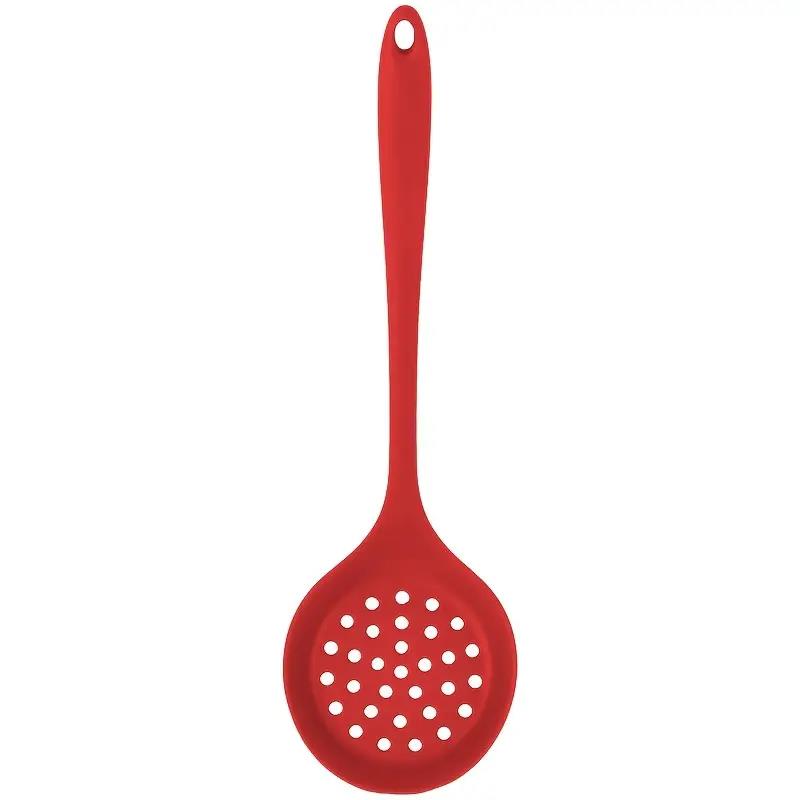Silicone Slotted Spoon Heat Resistant Non Scratch Kitchen Skimmer Ladle for Frying for Pasta Dishwasher Safe Cooking Utensils6