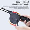 Grill Fan Hand Blower Hand Cranked Charcoal Starter Fan Lightweight Grill Blower Multi-function Outdoor Tool for Camping