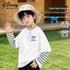 Girls' Faux Two-Piece Long-Sleeve T-shirt