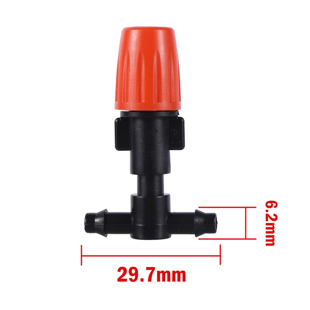 20Pcs Adjustable Orange Misting Nozzle Garden Greenhouse Terrace Watering Cooling Landscape Sprayer Flower Plant Irrigation Tool