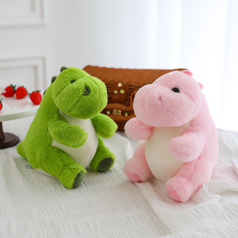 Nová simulovaná dinosauří plyšová hračka panenka líný malý dinosaurus spací polštář panenka narozeninový dárek pro dívky