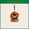 Pendant Plush Lion Bag Decoration Cartoon Animal Doll Keychain Gift Holiday