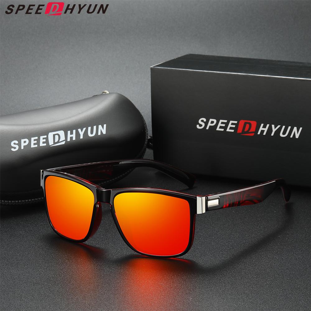 Óculos de sol retrô ultraleves SPEEDHYUN com lentes polarizadas e proteção UV400