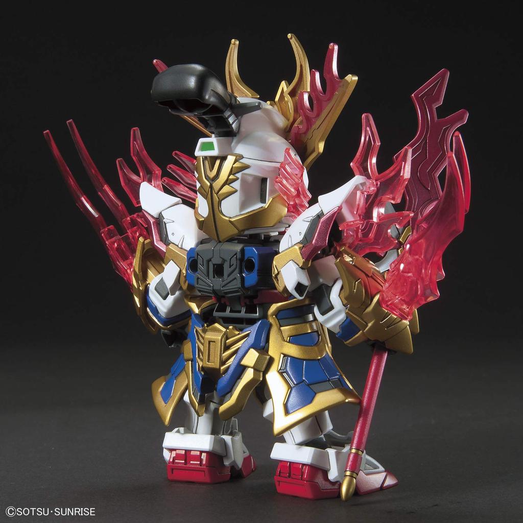BANDAI SPIRITS SD Gundam Sangoku Soketsuden Zhang Fei God Gundam Plastic Model BAS5056754 Pre-Colored