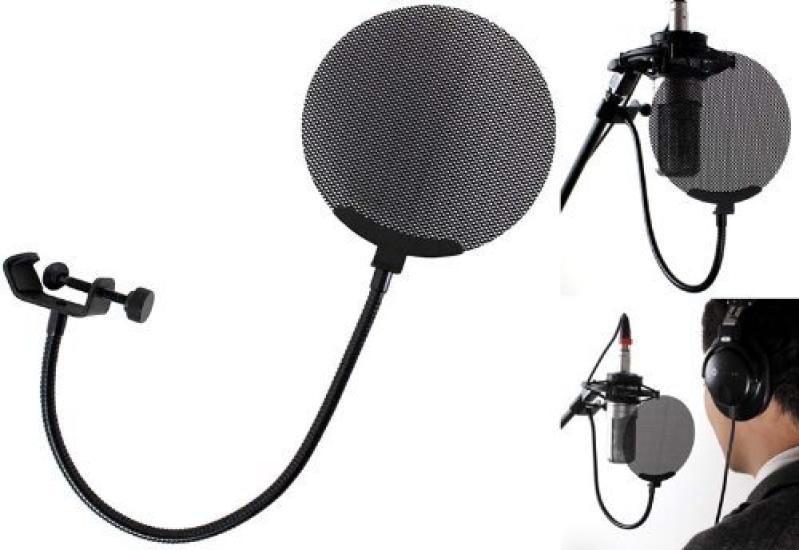 Dicon Pop Filter Metal Round Black DCP-2