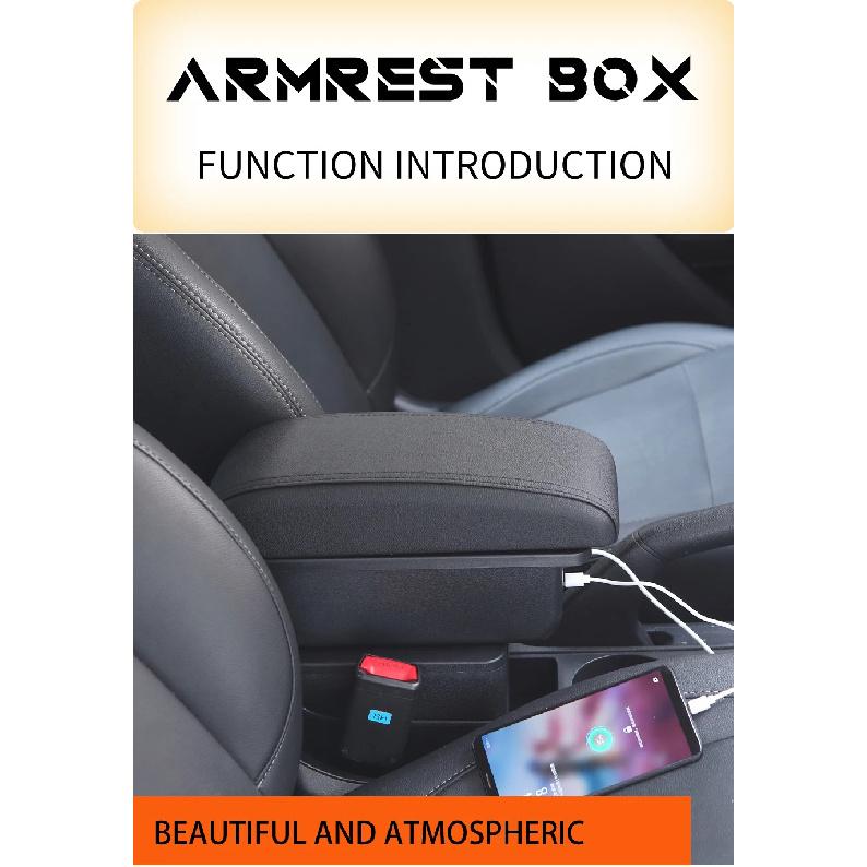 For Toyota Yaris Armrest Box For Toyota Yaris Elegant GR Car Armrest auto Storage Box Retrofit parts Car Accessories 20021-2025