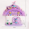 Kids Cartoon Piggy Bank Cute Candy House DIY Money Bank Handheld Treasure Chest Gifts For Girls Boys