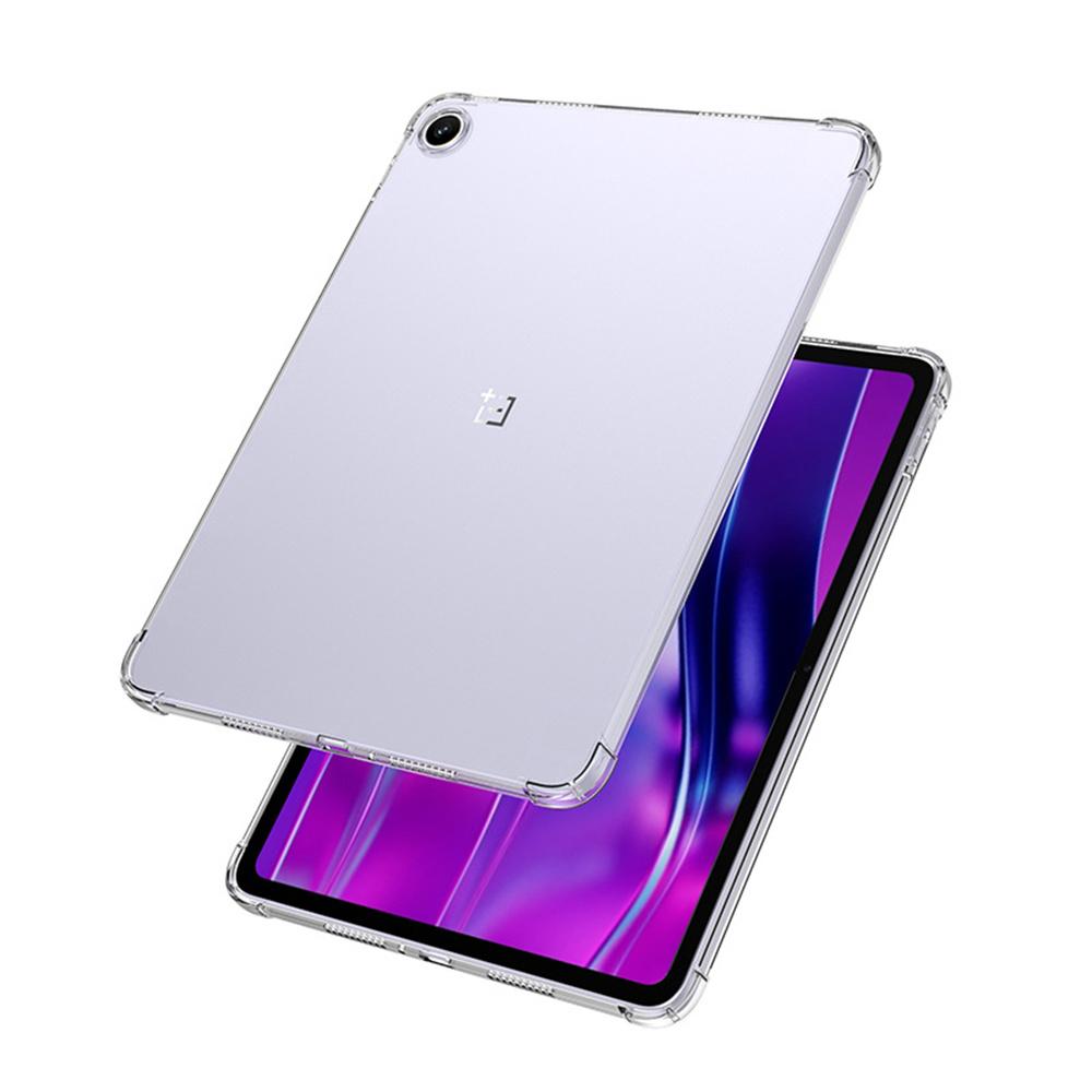 For OnePlus Pad Air5/Pad Go 2 Case Four Corner Shockproof Clear Tablet TPU Cover