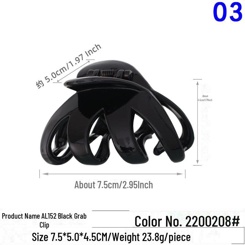 

7,5 см Черный Осьминог Коготь Зажим - Аксессуар для ванны и душа