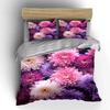 Floral Three-Piece Set Decoration Soft Comfortable Duvet Cover Bedding Set Included 1*Duvet Cover & 2*Pillowcases Gift