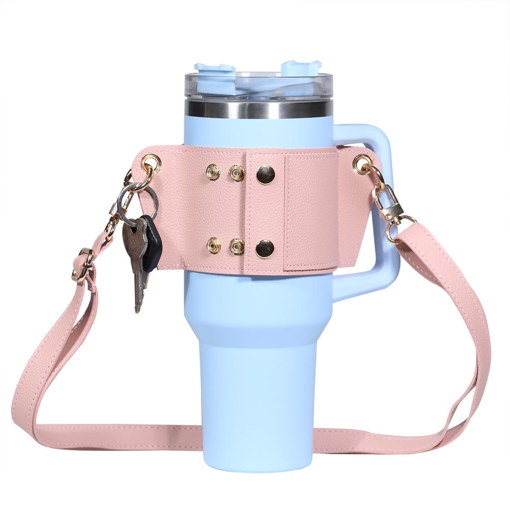 Water Bottle Holder Adjustable Carrier Strap 40oz Cup Accessories Credit Card Holderm