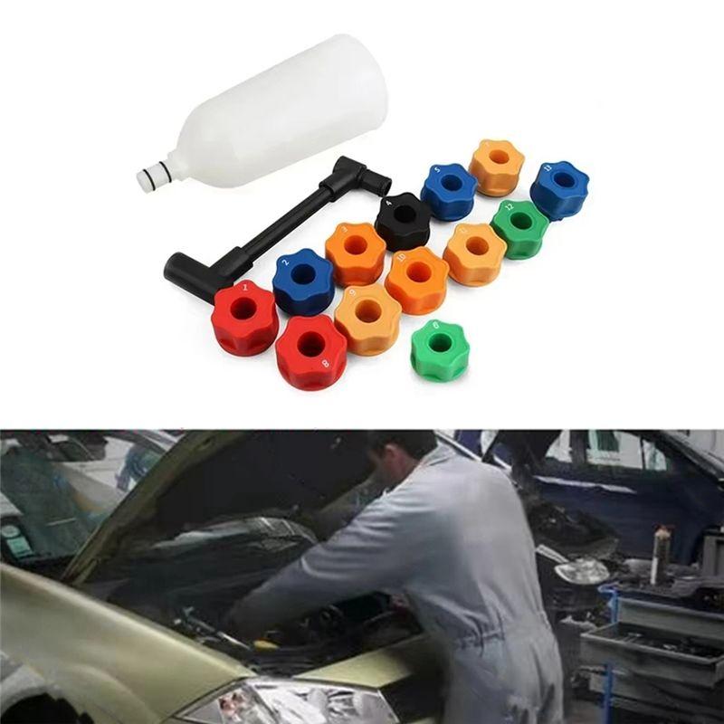 Feb.15 PCS Oil Filler Oil Adding And Oil Changing Tool Car Engine Oil Changing Funnel Oil Filling Funnel Replacement Tool