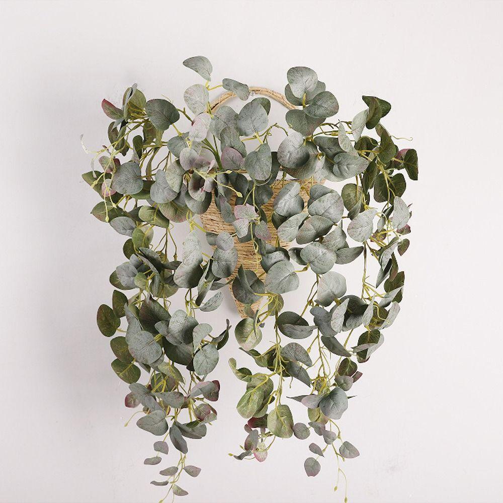 Elegant Artificial Eucalyptus Leaf Vine 75cm Fake Plants Ivy Wall Hanging Garlands Wedding Party