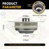 5-in-1 Stainless Steel Sink Aid - Pop-Up Drain Stopper, Food Catcher & Odor Filter with Drain Basket, Rust-Resistant Kitchen Sink Strainer