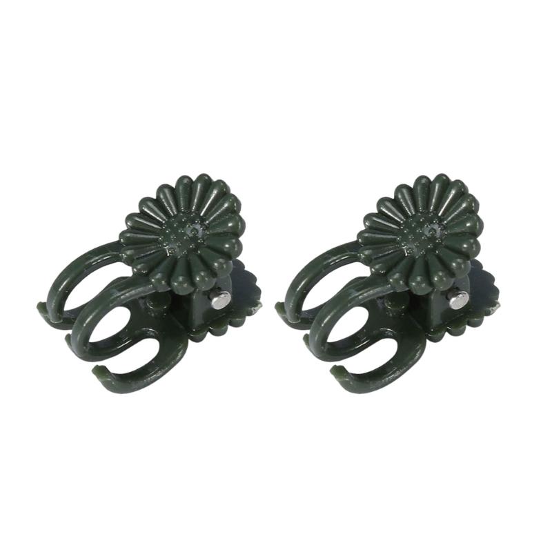 

20/40/100Pcs Plant Clip Orchid Clip Plant Orchid Support Clip Flowers and Vine Clip for Support Stem Vine Growing зелений