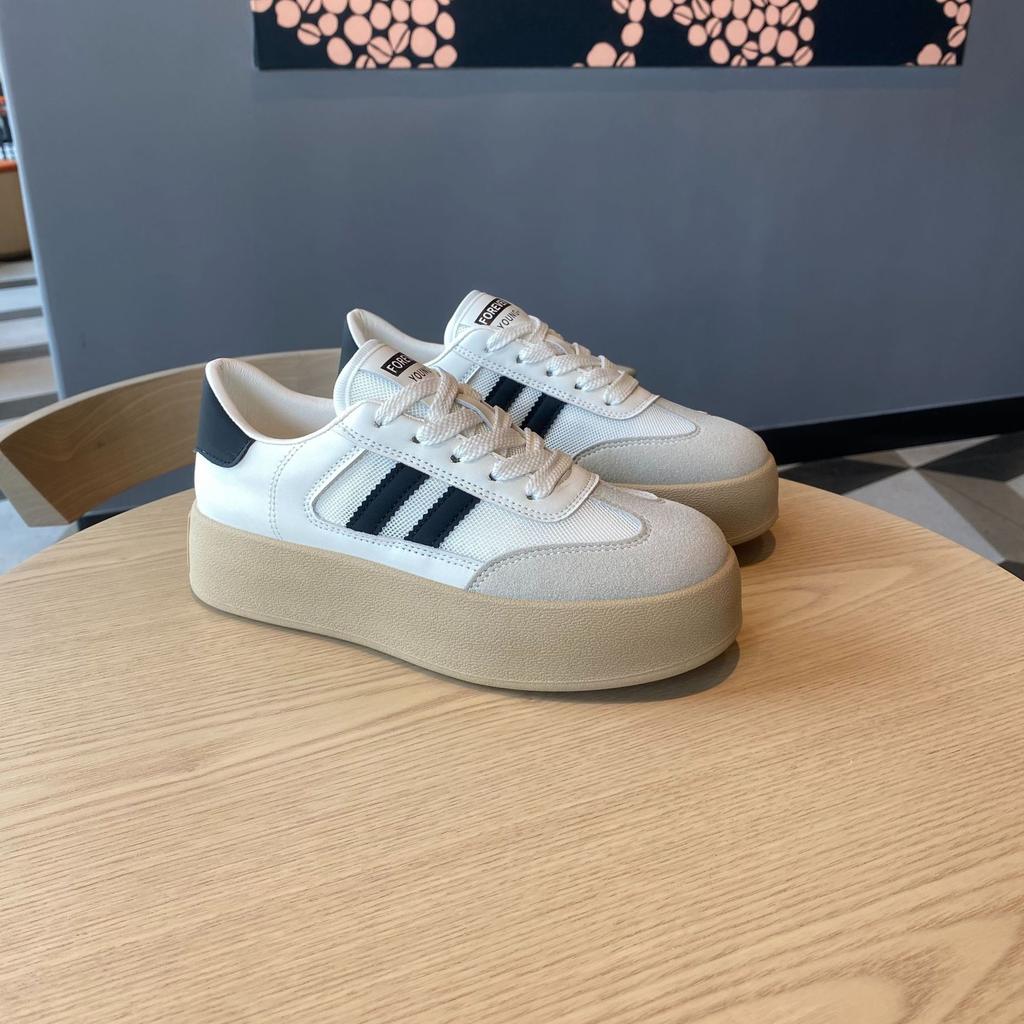 Dexun shoes women's breathable thick-soled little white women's shoes 2025 spring and summer new versatile casual shoes board shoes sneakers slippers