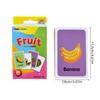 36Pcsbox Early Childhood Education Card Animal Fruit Food Color Shape English Character Montessori Toy Memory Training Card