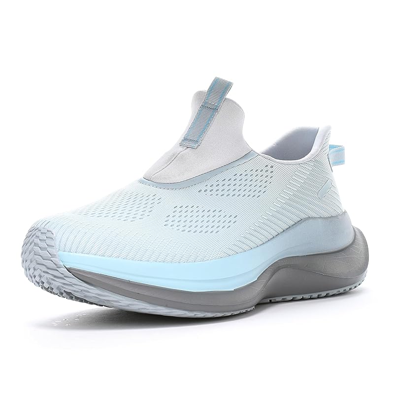 

[Moonstar] synergy cushion lightweight soft Cushioning platform shock absorption slip-ons breathable wide SNGY UV02 blue gray 26.0 cm 3E
