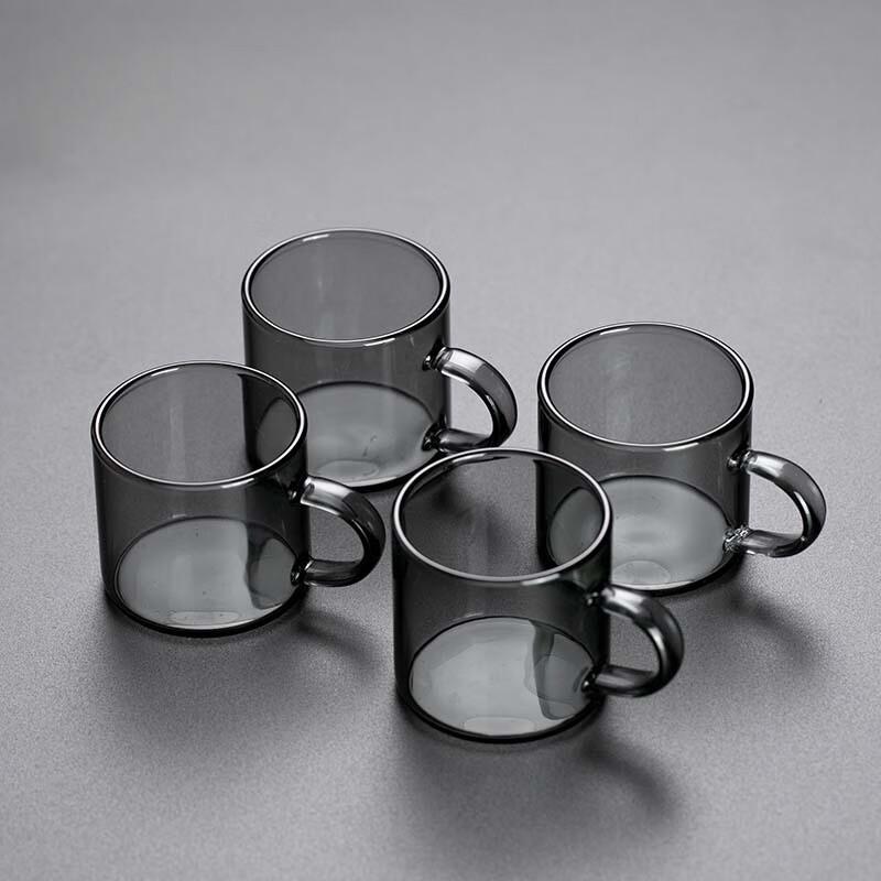 Changbaosen Grey Glass Teacup Set