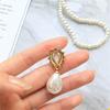 Palace Style Pearl Earrings S925 Silver Needle Earrings Frenchretro Earrings Female Elegant