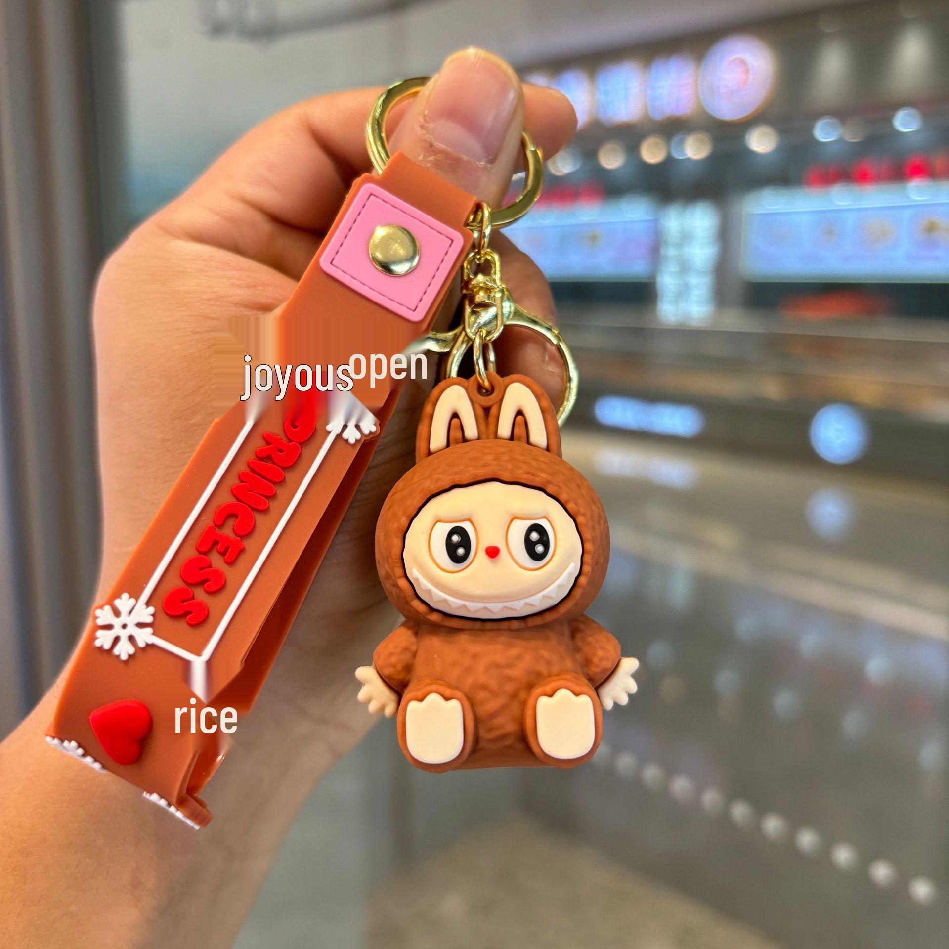 

Милый 3D Маленький Ягненок Мягкий Резиновый Брелок Подвеска для Рюкзака