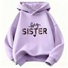 Fashion Big Sister Leopard Print Hoodie Kids Hip Hop Children's Sweatshirt Hoody Casual Hoodies for Boys Girls Clothes