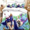 3D Print Fairy Tail Anime Bedding Set Duvet Cover Bed Set Quilt Cover Pillowcase Comforter King Queen Size Boys Adult Bedding