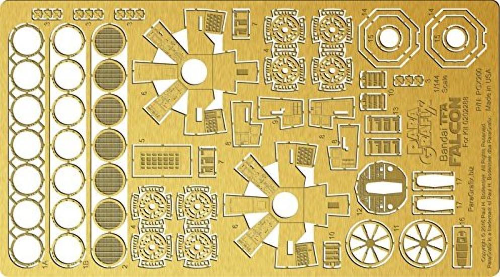 

Paragrafix Bandai Millennium Falcon Фототравление [Б/у]