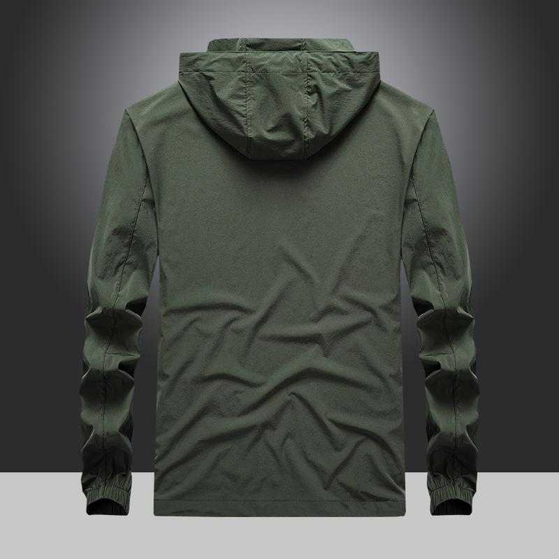 Куртка мужская весна и осень повседневная универсальная модная спортивная куртка — фото 4