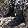 Herrenstiefel Herren Arbeitsstiefel Verschleißfeste Sicherheitsschuhe Herren Stahlkappenschuhe Rutschfeste Sneaker Herrenschuhe für Erwachsene Arbeitsschuhe