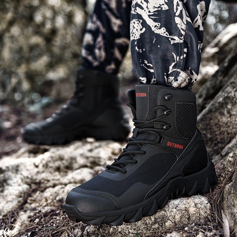 Herrenstiefel Herren Arbeitsstiefel Verschleißfeste Sicherheitsschuhe Herren Stahlkappenschuhe Rutschfeste Sneaker Herrenschuhe für Erwachsene Arbeitsschuhe