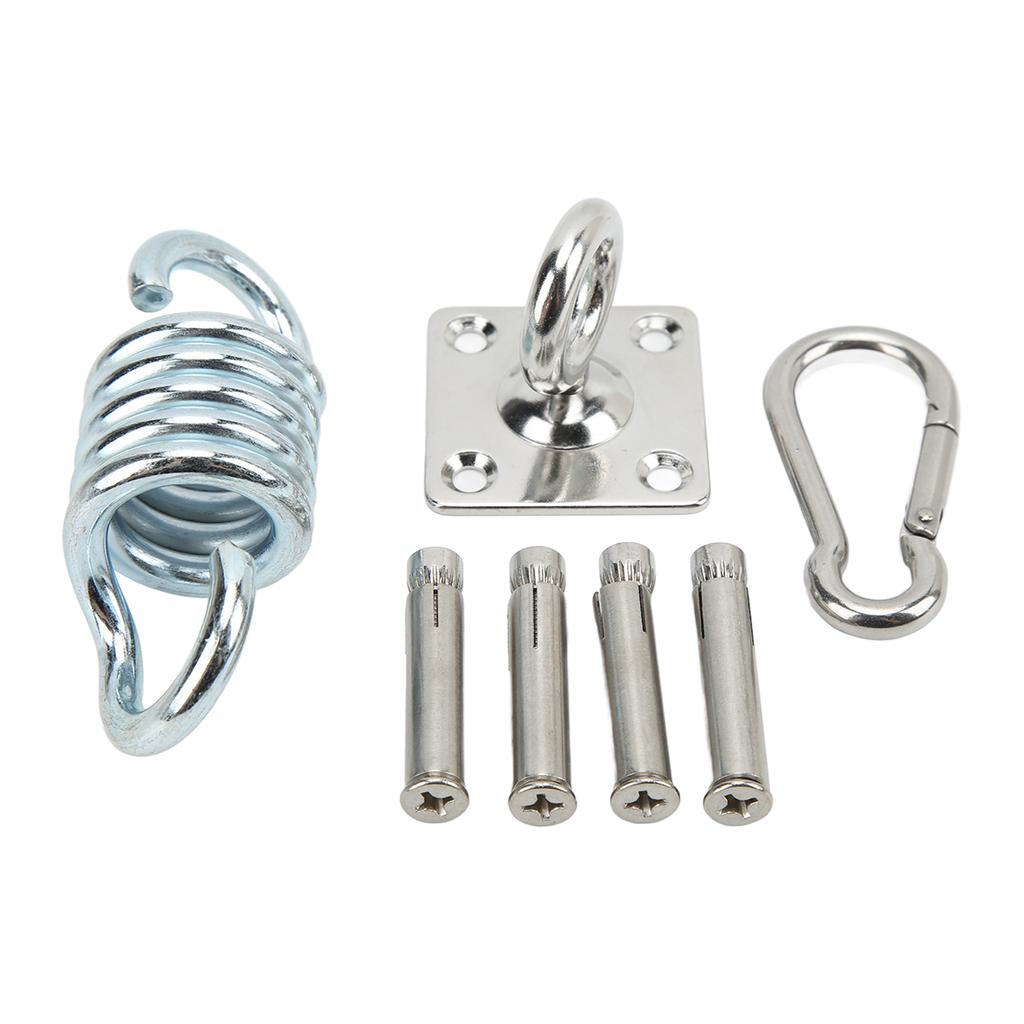 Hammock Hanging Kit Durable Wearable Stainless Steel Firm Connection Convenient Practical Hardware for Home