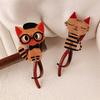 1PC Cat Shape Cartoon Hair Ties Fashion Hair Accessories Exquisite Jewelry Clothing Accessories Multicolor