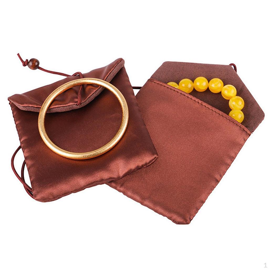 5 Stück Schmuckbeutel Kordelzug Klein Damen Organizer Geburtstagsfeier Aufbewahrung