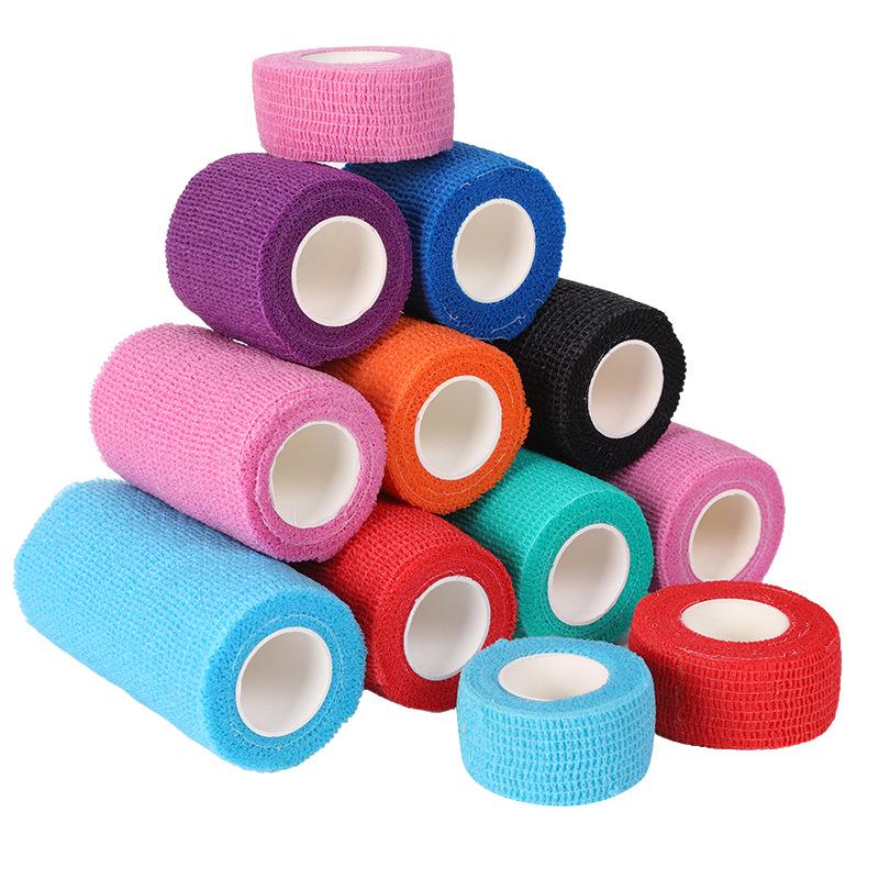 Elastic Self-Adhesive Sport Bandage for Finger, Wrist, Knee, Ankle, and Foot Support
