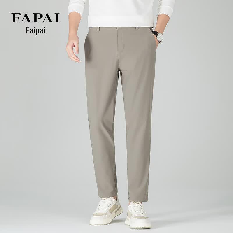 

FAPAI Men s Straight-Leg Ice Silk Casual Pants XXXL