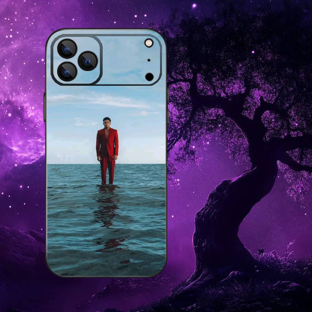 Singer M-Myke T-Towers Cool Phone Case For iPhone 17,16,15,14,13,12,Pro,Max,Plus,E,SE4,Air,Mini Black Soft Box