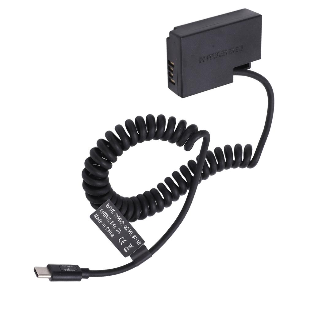 Type C LP‑E17 Full Decoding Dummy Battery DC Coupler Power Adapter for RP 760D 750D 800D Camera