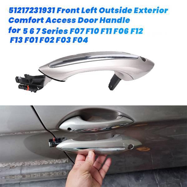 Front Left Exterior Door Handle for BMW 5/6/7 Series F10/F01/F02/F06 (Part #51217231931)