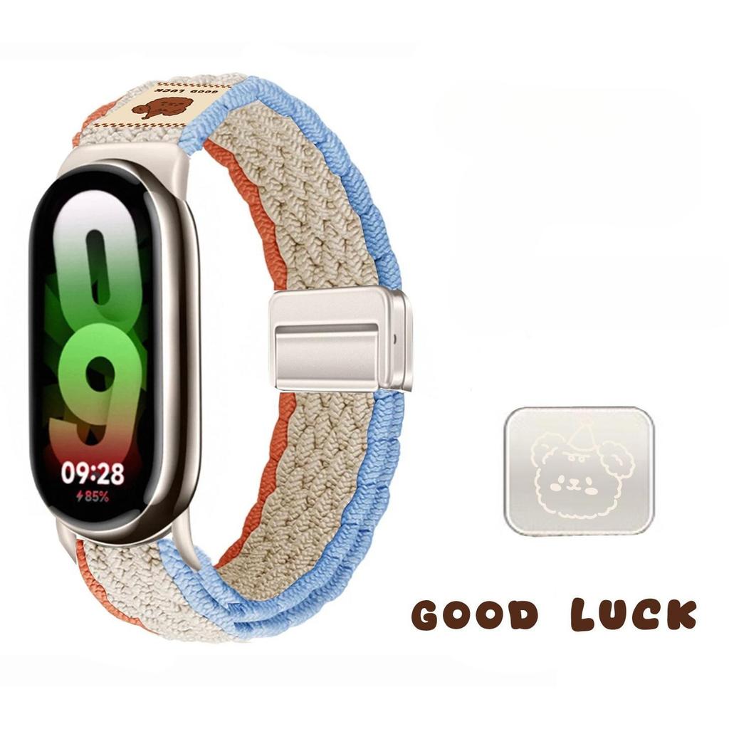 Nylon Strap for Xiaomi Mi Band 10/9/8 High Quality Breathable Sports Adjustable Wristband for Mi Band 10 9 NFC Replace Watchband