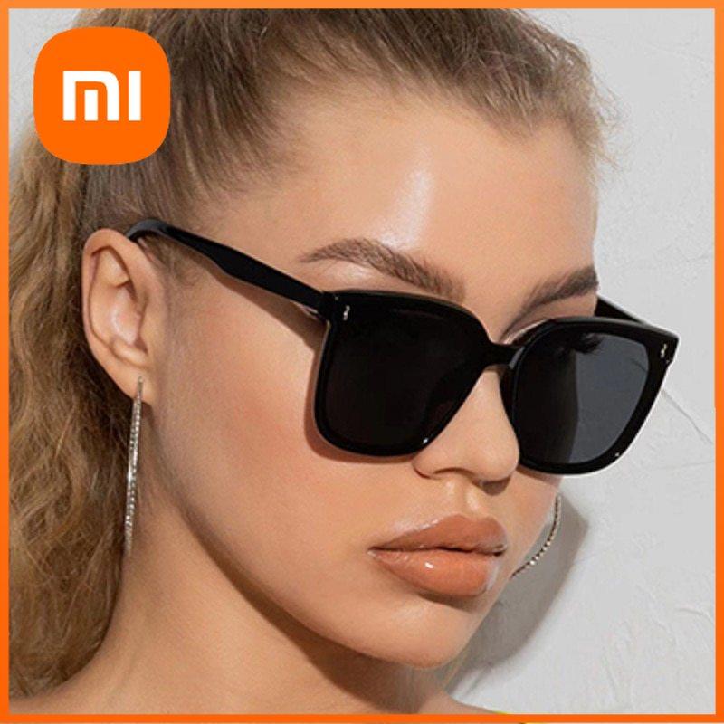 Xiaomi Neue Große Rahmen Sonnenbrille für Damen Mode Quadratische Zu Brillen Damenbrille Outdoor Sonnenschutz Spiegel für Herren