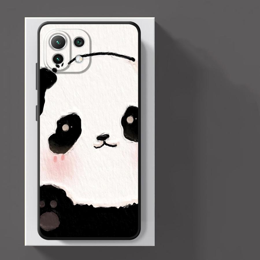 Cartoon Cute Panda Case for Xiaomi Poco F8 C61 M5 C71 M3 M4 M7 Pro C50 C75 F3 X3 X4 X5 X7 Pro F1 Funda Phone Cover