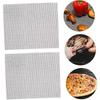 1 Stück Antihaft-Grillmatte für den Außenbereich, Picknick-Grillmatte aus Glasfaser, Antihaft, Wiederverwendbar, Grillfläche, Utility, Lebensmittel-Grillnetz