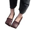 Fashion Hot Selling 2025 New PU Leather Flat Shoes Comfortable One-foot Women's Shoes Fashionable Soft Single Shoes Zapatos De Mujer