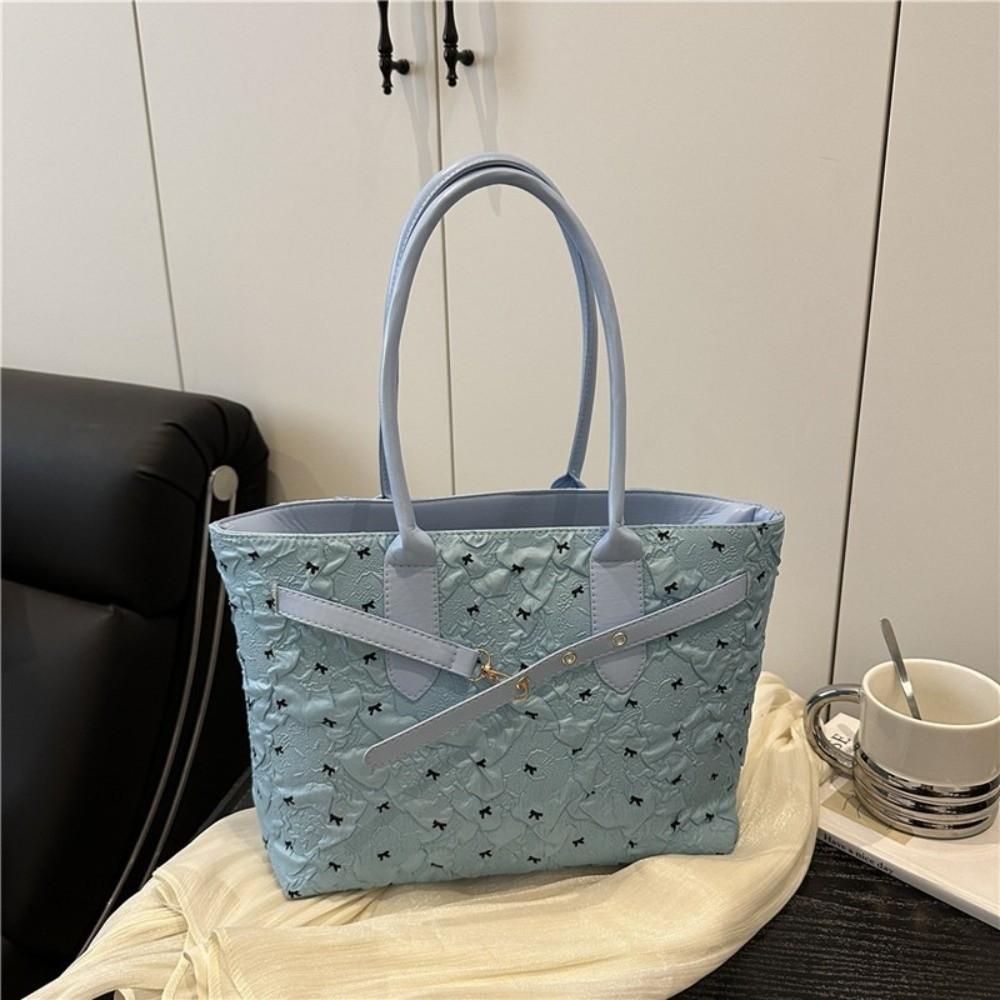Y2k Bow Shoulder Bag Stylish Commuting Bag Fashion Women Tote Bag Girls
