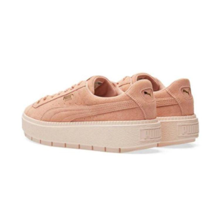 Puma  Platform Trace Peach Beige Pearl Women Sneakers Pink 365830-05