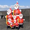 Gifts Garden Party Decor Happy New Year Santa Claus Doll Christmas Inflatable Toy Xmas Ornament