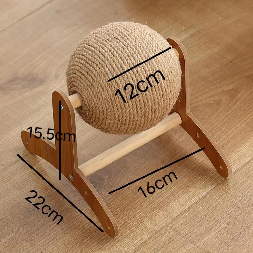 

Kitten Sisal Rope Ball Cat Scratching Ball Toy Board Grinding Paws Toys Cats Scratcher Wear-resistant Pet Furniture Supplies