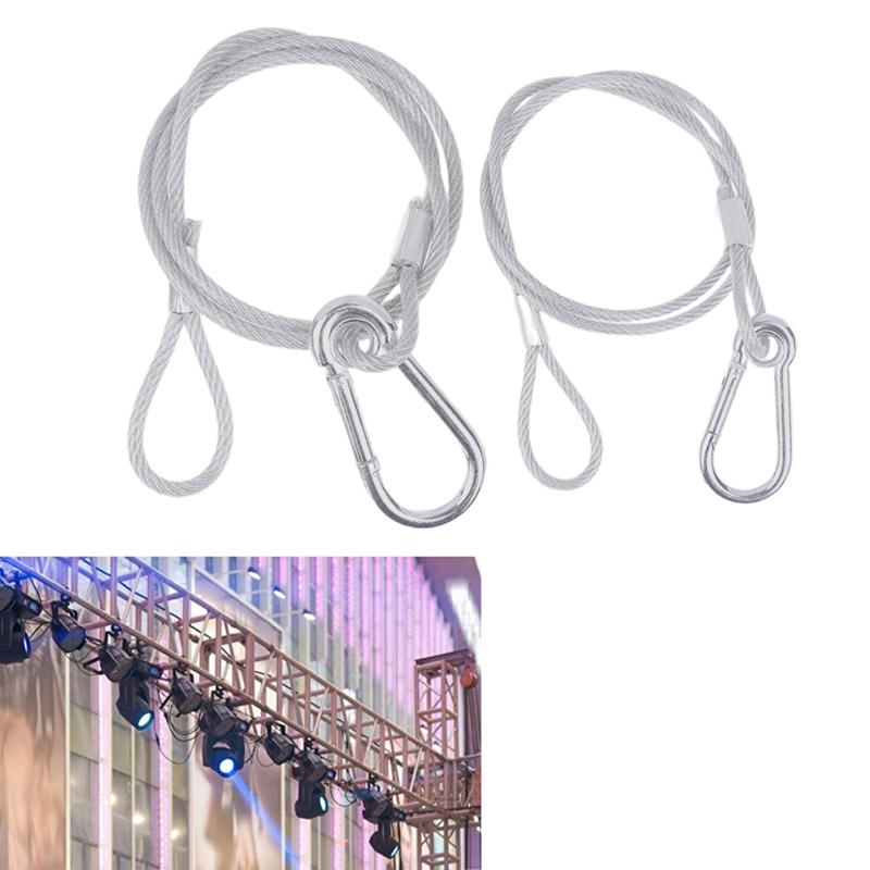 1 Piece 70/80/100Cm Stage Light Safety Rope Cable/Safe Wire High Quality Steel Lock Wire Safe Rope Lock