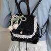 Schoolbag Korean Version of Fashionable Girl Style Portable Small Bag 1011 Spring New Lace High Value Backpack